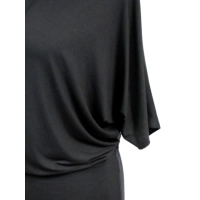 Sukienka Annie z podwójnym dołem - rękaw 3/4 kimono